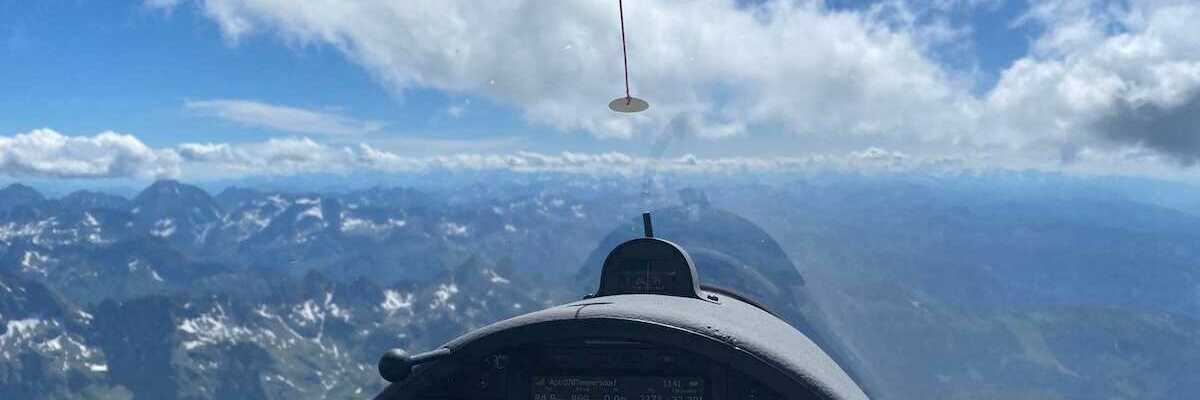 Flugwegposition um 13:41:17: Aufgenommen in der Nähe von Gössenberg, Österreich in 2949 Meter